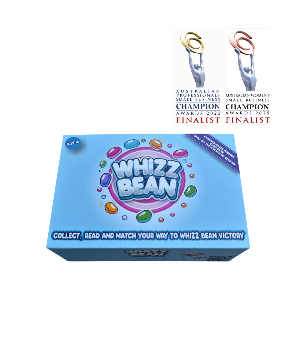 Box 2 | Whizz Bean Phonics Game for Reading Confidence & Fluency