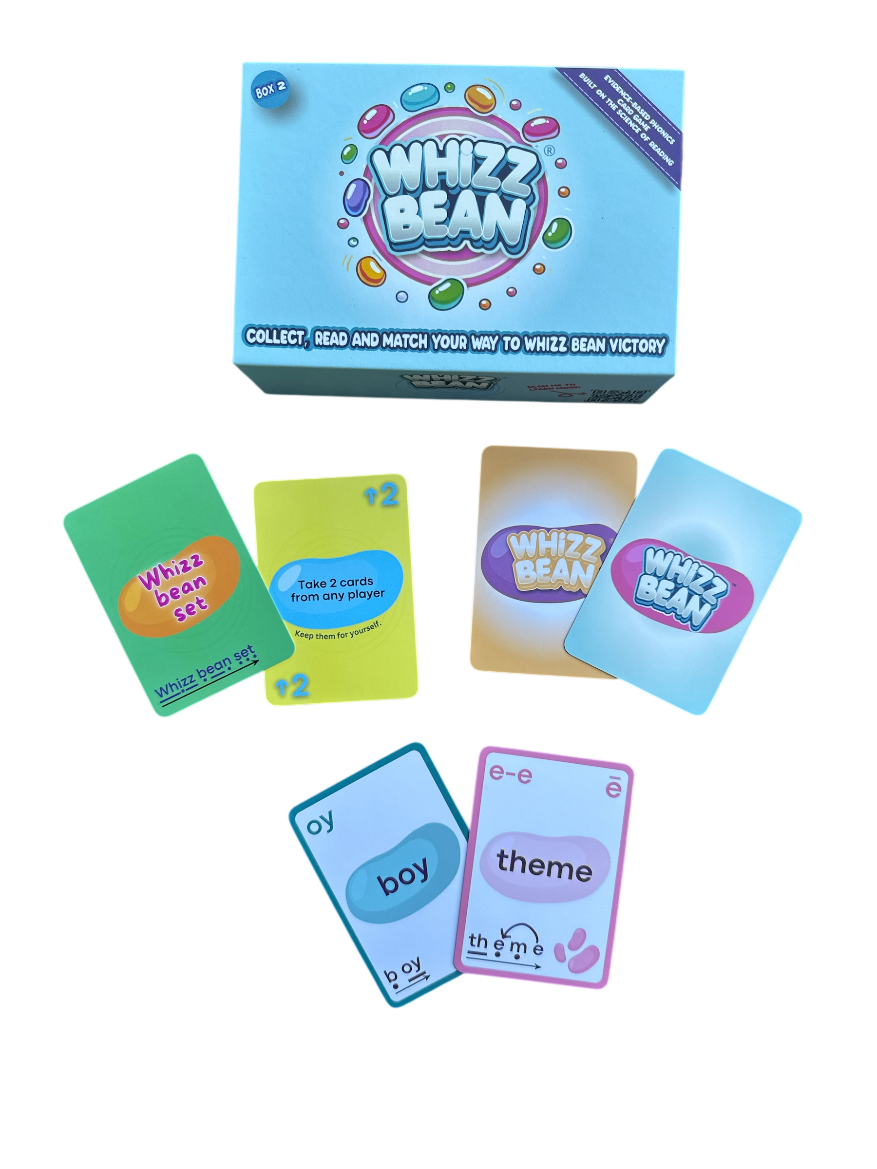 Box 2 | Whizz Bean Phonics Game for Reading Confidence & Fluency