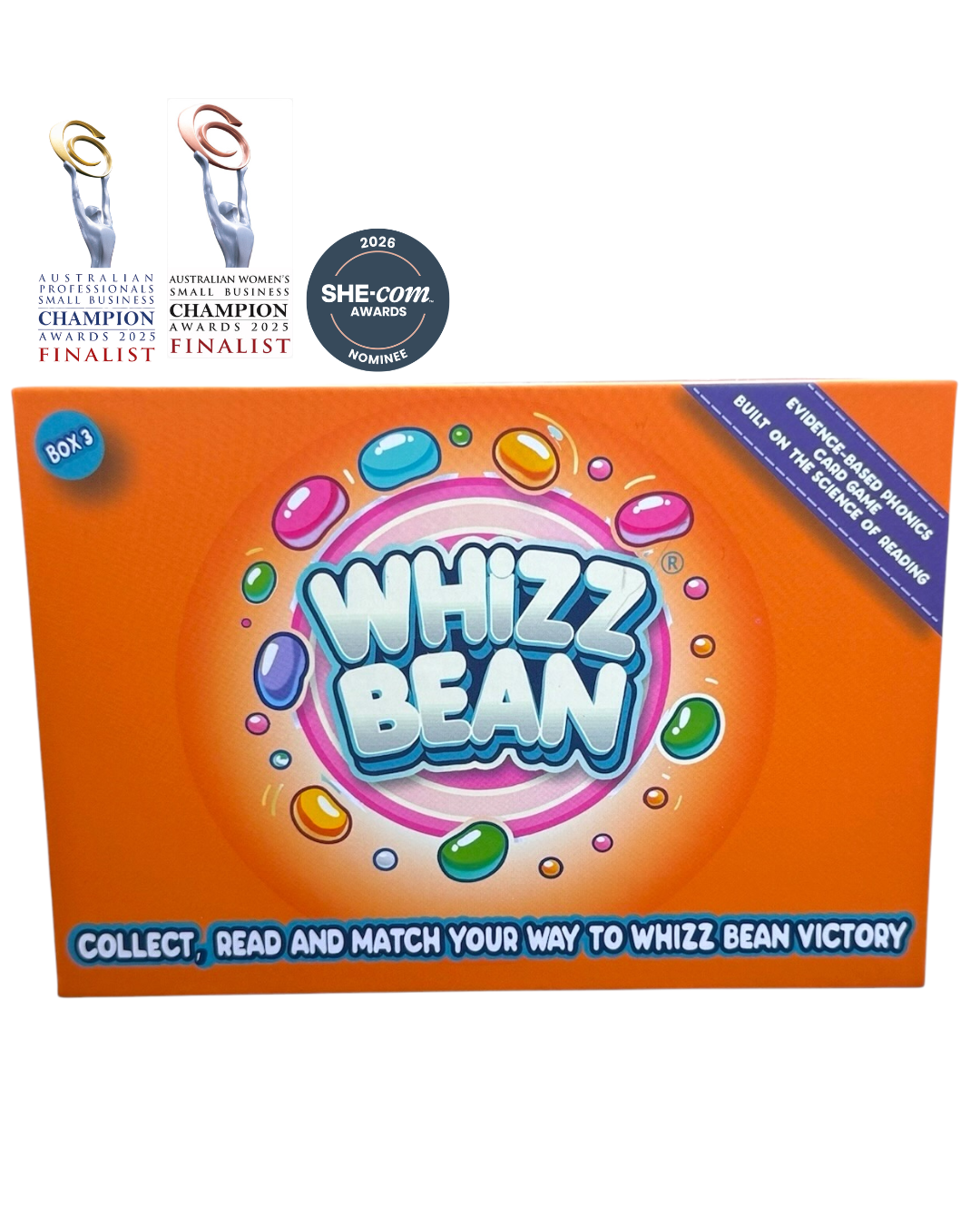 Box 3 | Whizz Bean Phonics Game for Reading Confidence &amp; Fluency