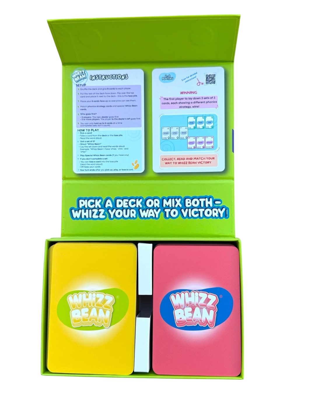Box 1 | Whizz Bean Phonics Game for Reading Confidence &amp; Fluency