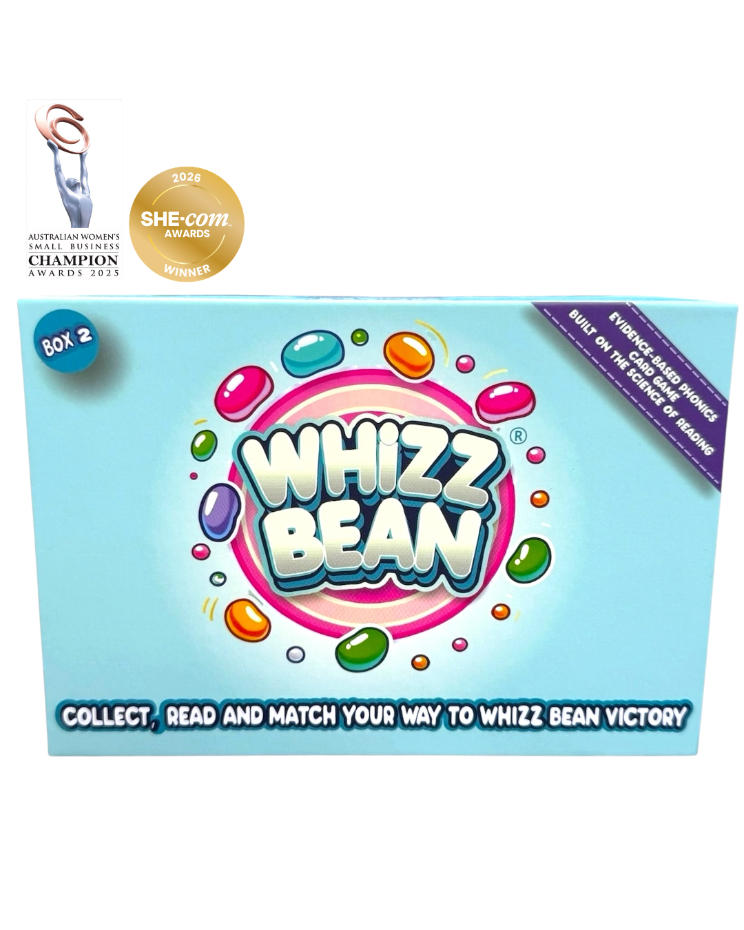 Box 2 | Whizz Bean Phonics Game for Reading Confidence &amp; Fluency