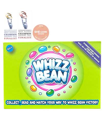 Box 1 | Whizz Bean Phonics Game for Reading Confidence &amp; Fluency