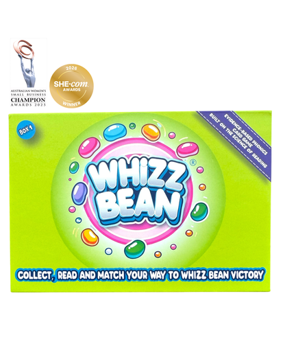 Box 1 | Whizz Bean Phonics Game for Reading Confidence &amp; Fluency