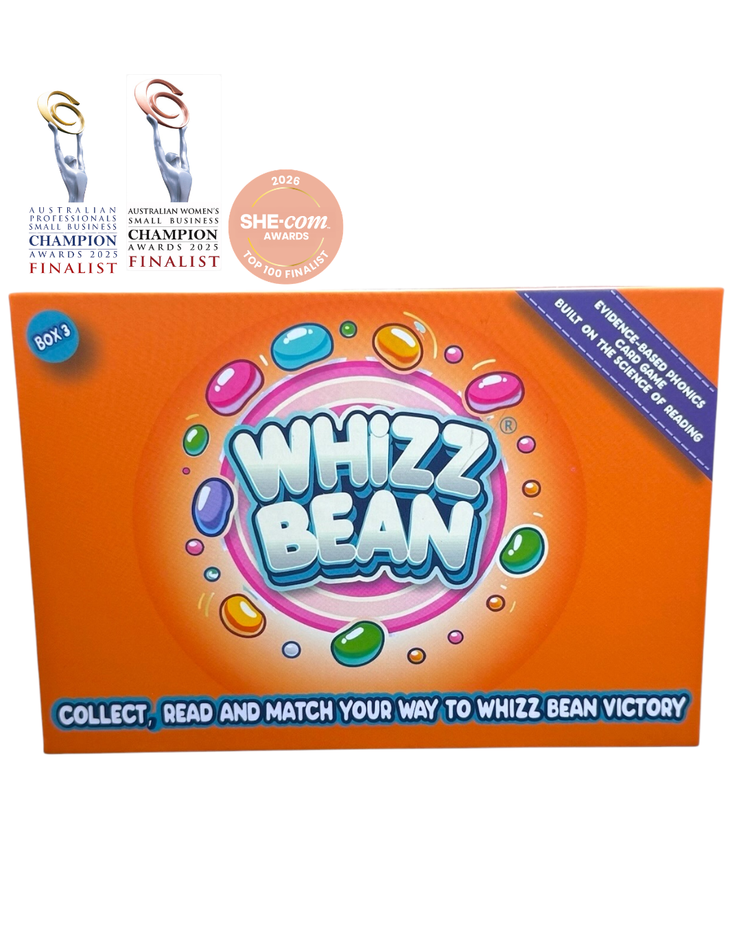 Box 3 | Whizz Bean Phonics Game for Reading Confidence &amp; Fluency