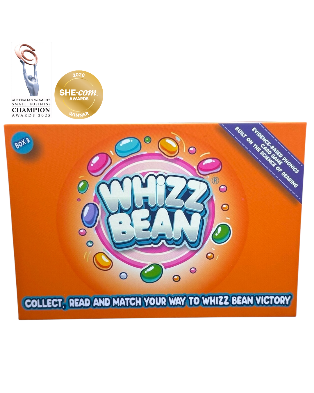Box 3 | Whizz Bean Phonics Game for Reading Confidence &amp; Fluency